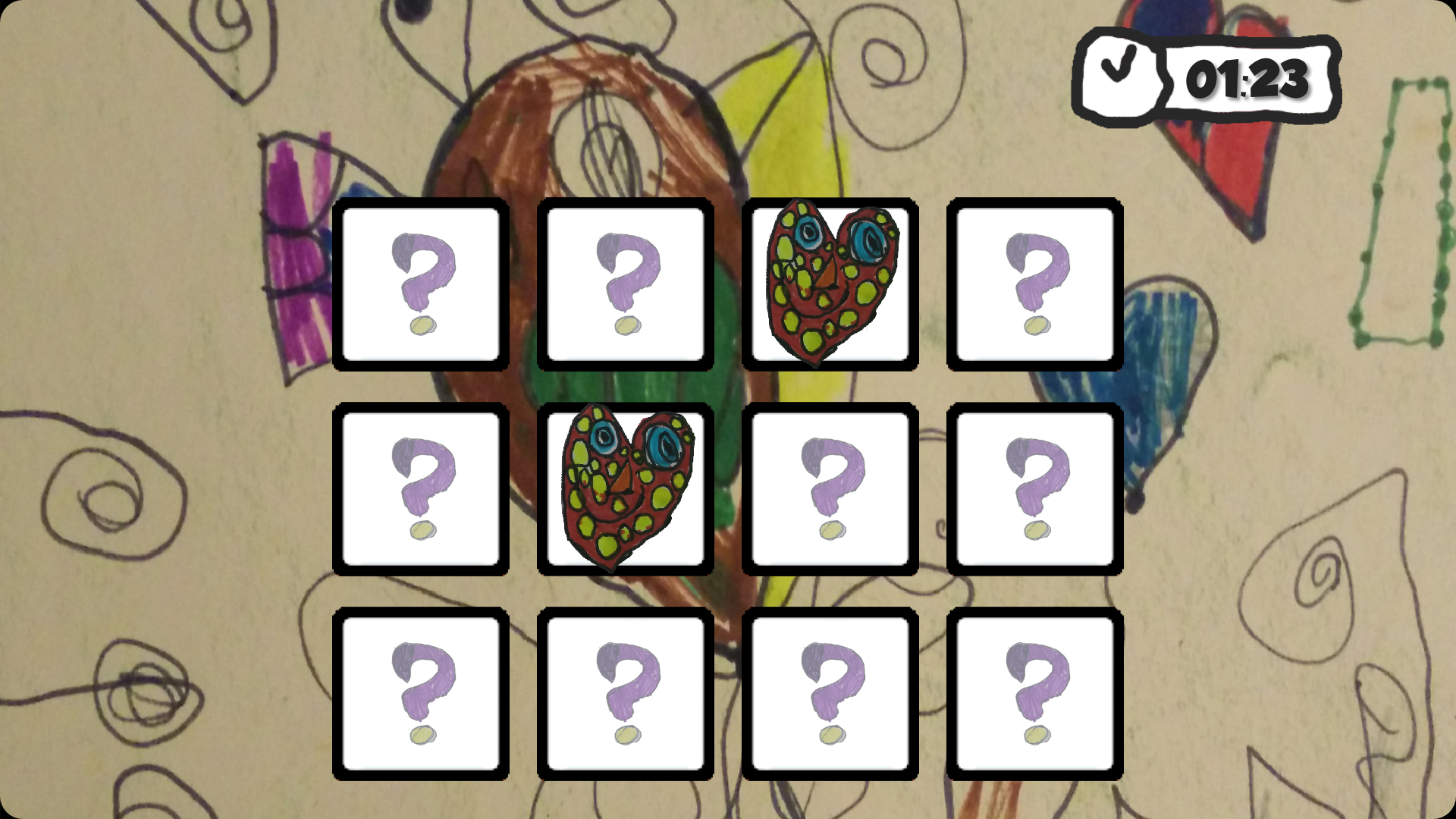 Partida de Memory Match Game